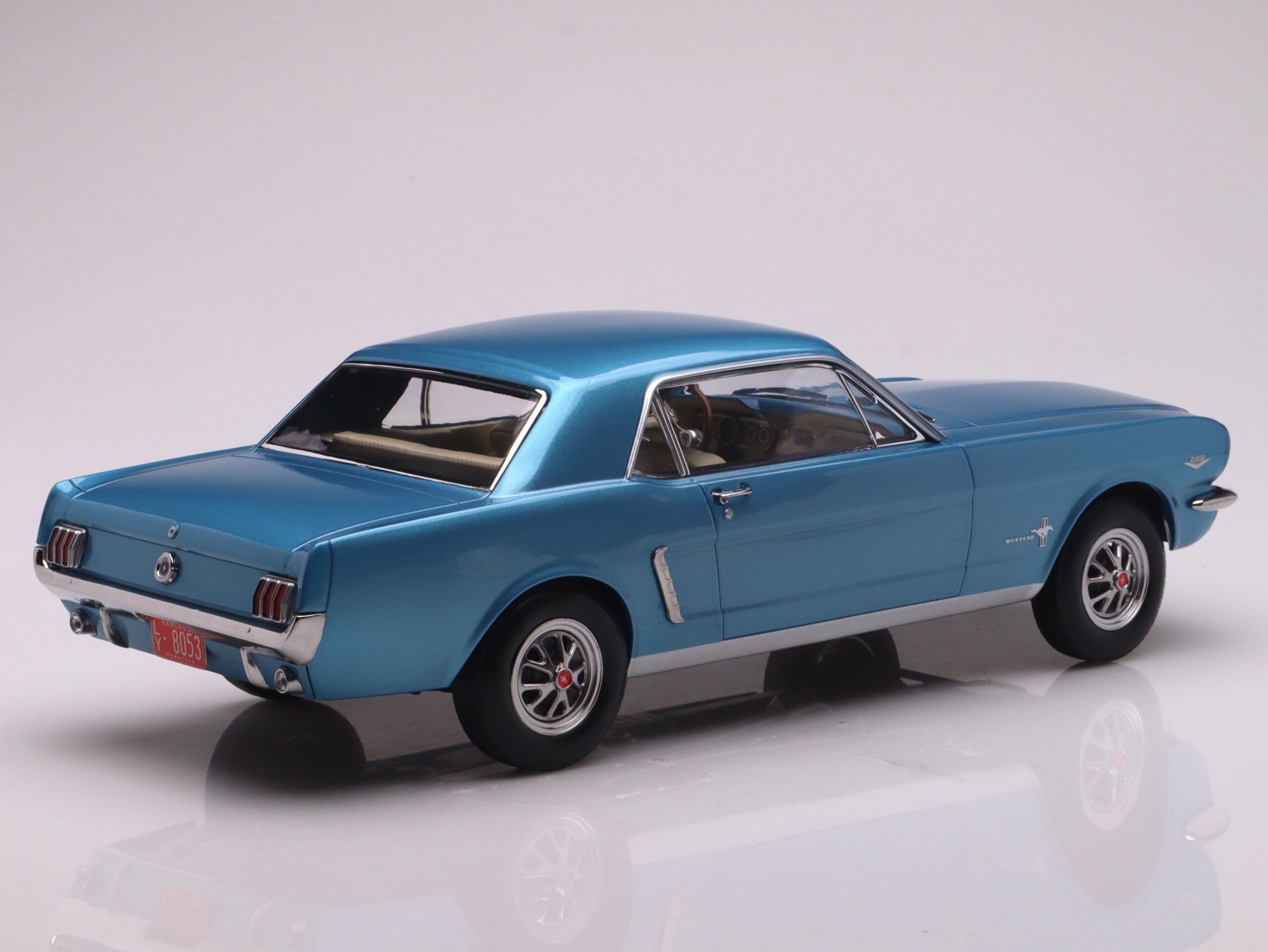 Ford Mustang Coupe 1965 Turquoise metallic 1:18