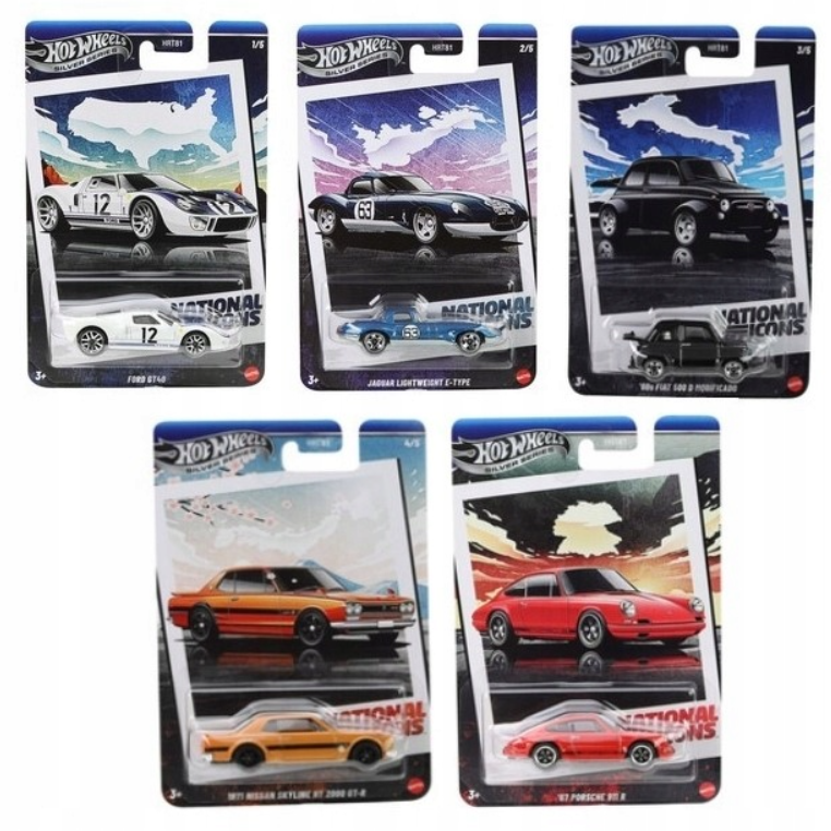 SET National Icons Hot Wheels 1:64