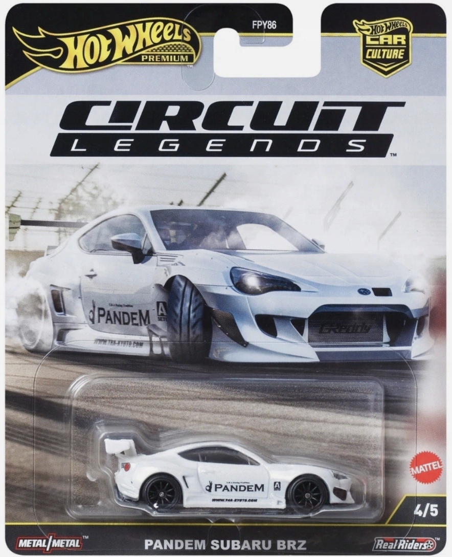 Pandem Subaru BRZ - Circuit Legends Hot Wheels Premium 1:64
