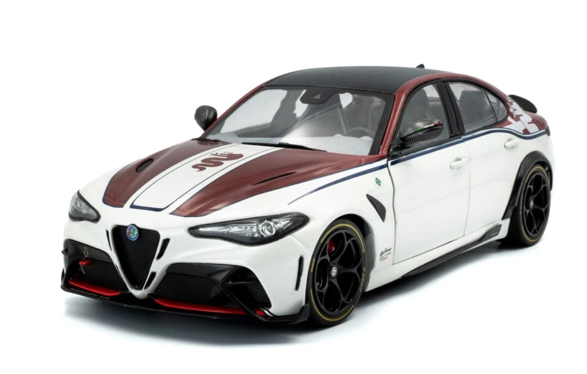 Alfa Romeo Giulia GTA-M Bianco/Rosso - 2023 Solido 1:18