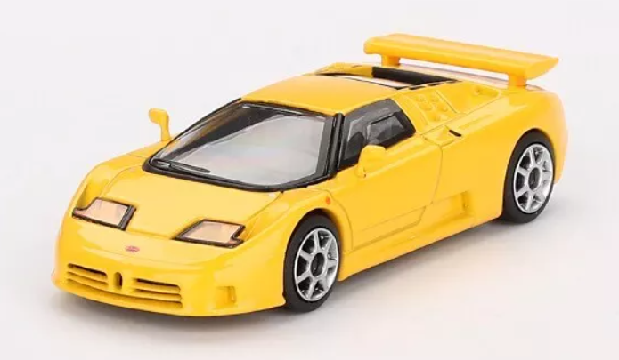 Bugatti EB110 Super Sport Giallo Bugatti - 1995 Mini GT 1:64
