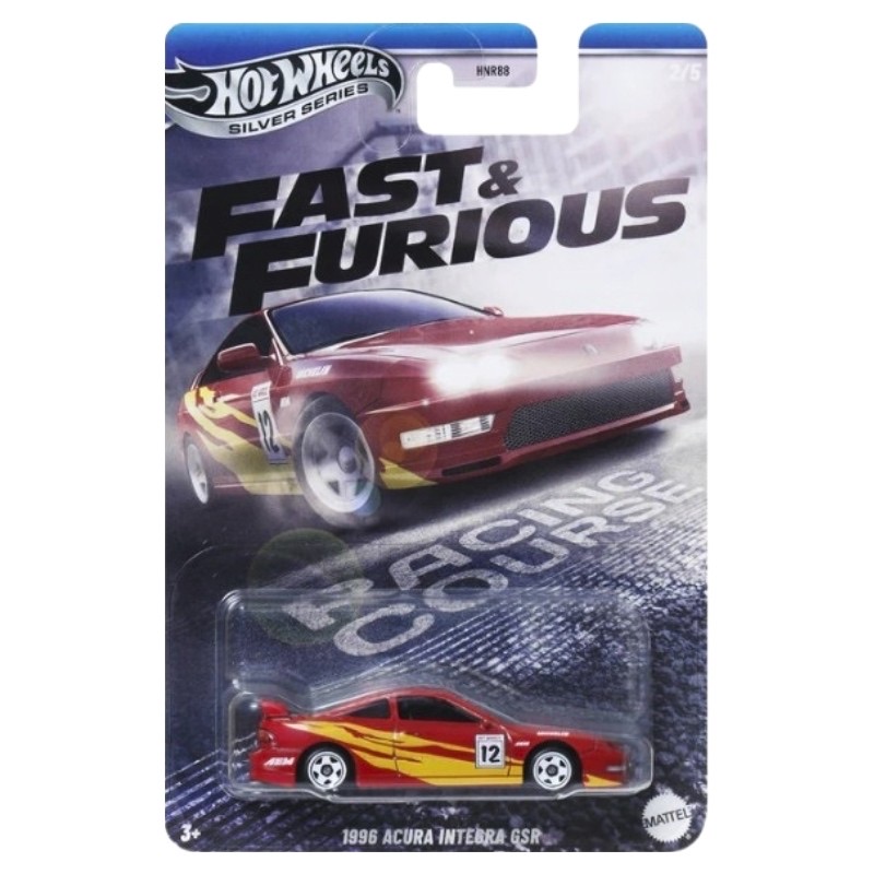 1996 Acura Integra GSR - Fast & Furious Silver Series Hot Wheels 1:64