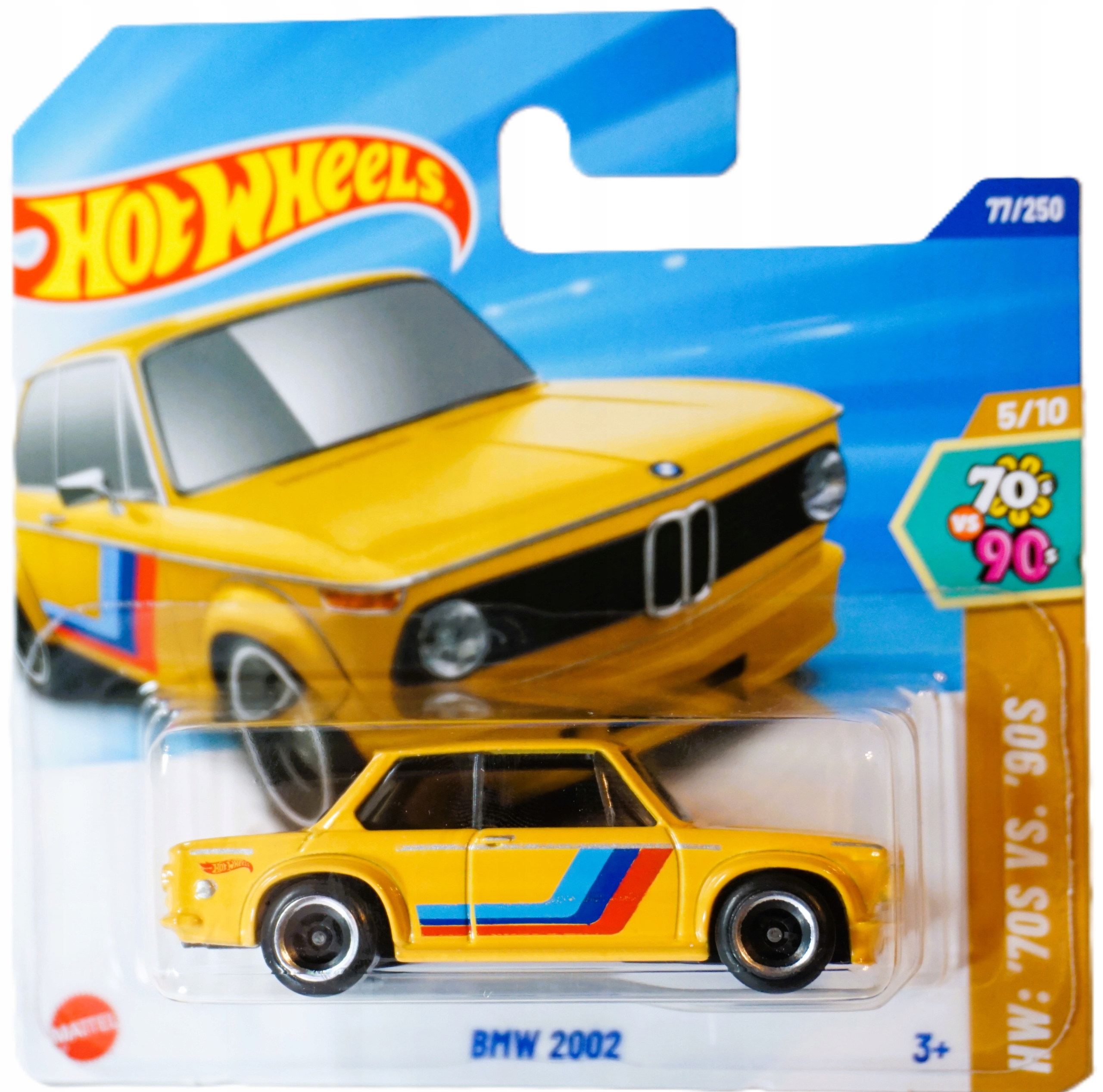 BMW 2002, yellow Hot Wheels 1:64