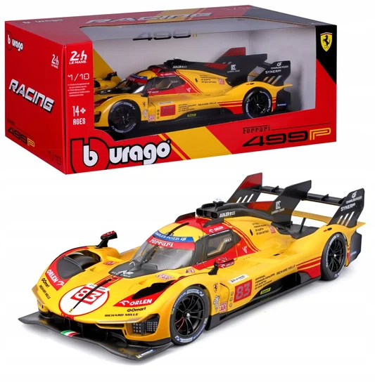 Ferrari 499P AF Corse #83 Robert Kubica 24h Le Mans 2024 BBurago 1:18