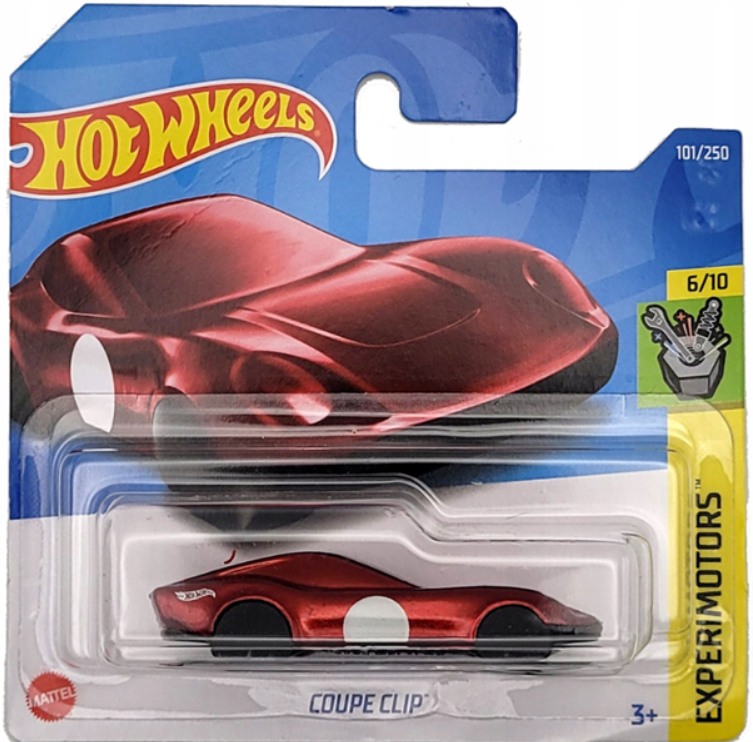 Coupe Clip, red Hot Wheels 1:64