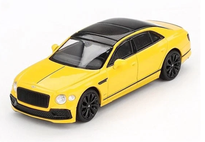 Bentley Flying Spur - 2023, monaco yellow Mini GT 1:64