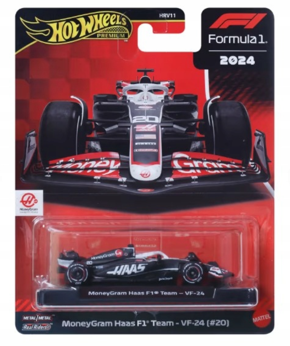 MoneyGram Haas F1 Team - VF-24 (#20) Hot Wheels Premium 1:64