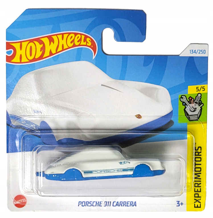 Porsche 911 Carrera, white Hot Wheels 1:64