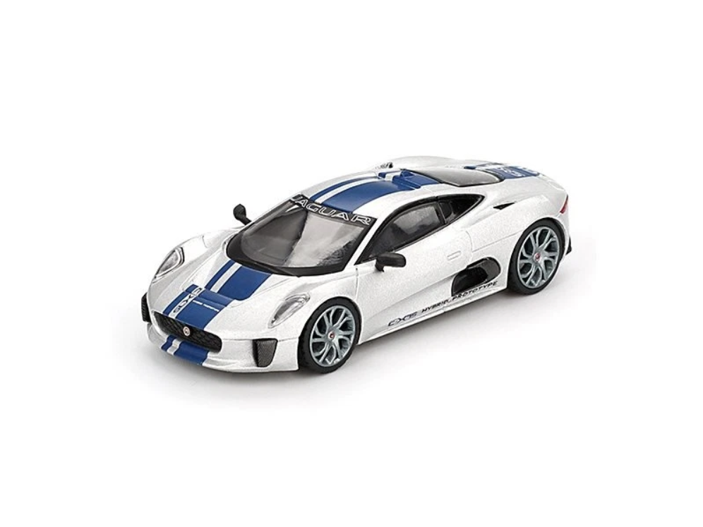 Jaguar C-X75 - 2010, silver Mini GT 1:64