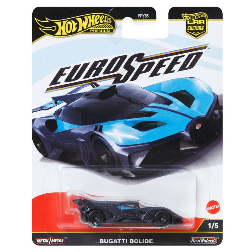 Bugatti Bolide, blue - Euro Speed Hot Wheels Premium 1:64