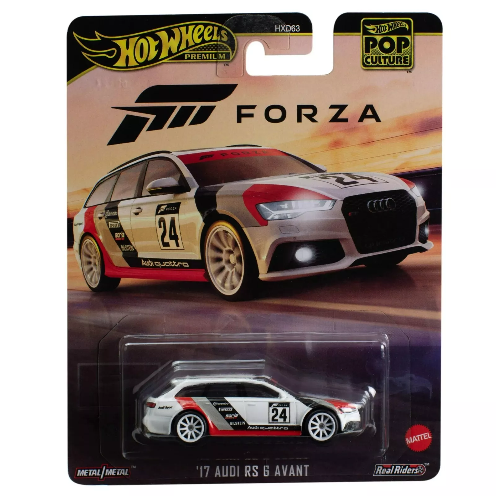'17 Audi RS 6 Avant (C7) Forza - Pop Culture Hot Wheels Premium 1:64
