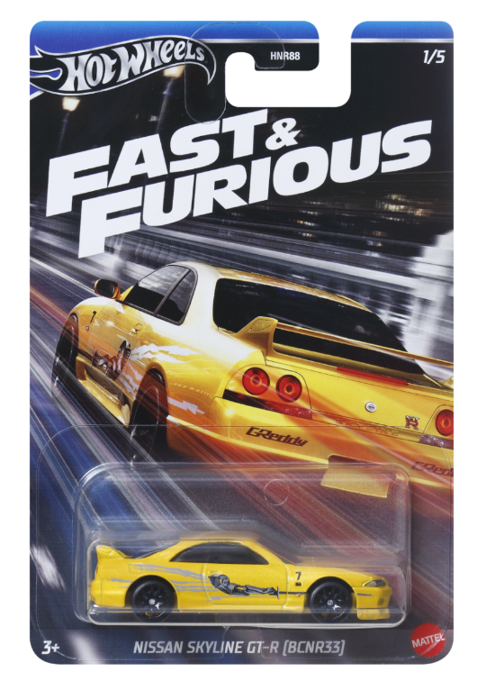 ミニカー Hot Wheels NISSAN SKYLINE GT-R (BCNR33) Sklep z modelami samochodowymi dla każdego kolekcjonera
