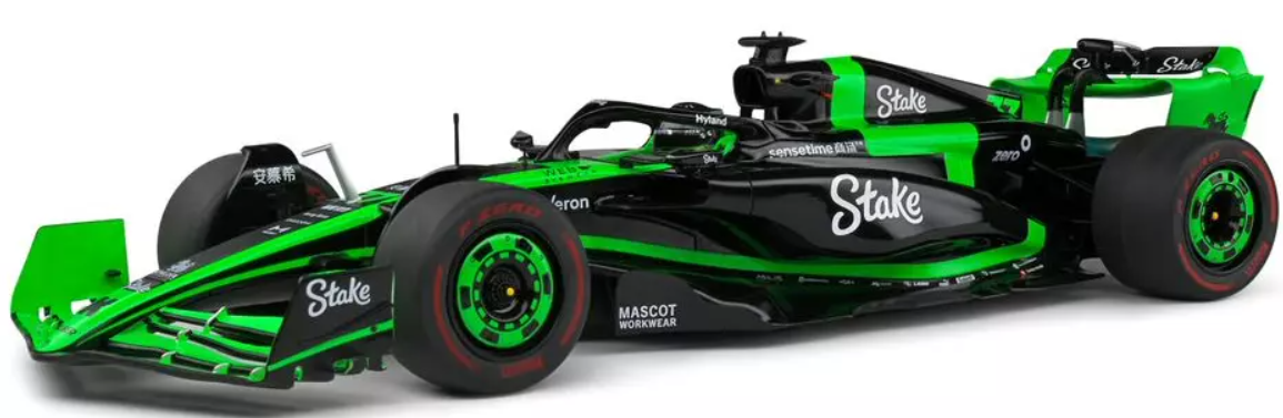 Valtteri Bottas KICK Sauber C44 #77 Japan GP Formula 1 - 2024, black/green Solido 1:18