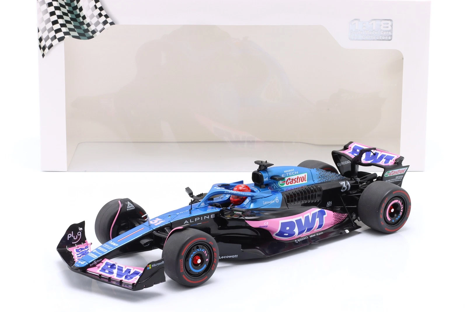 Alpine A523 Monaco GP E. Ocon -  2023 Solido 1:18