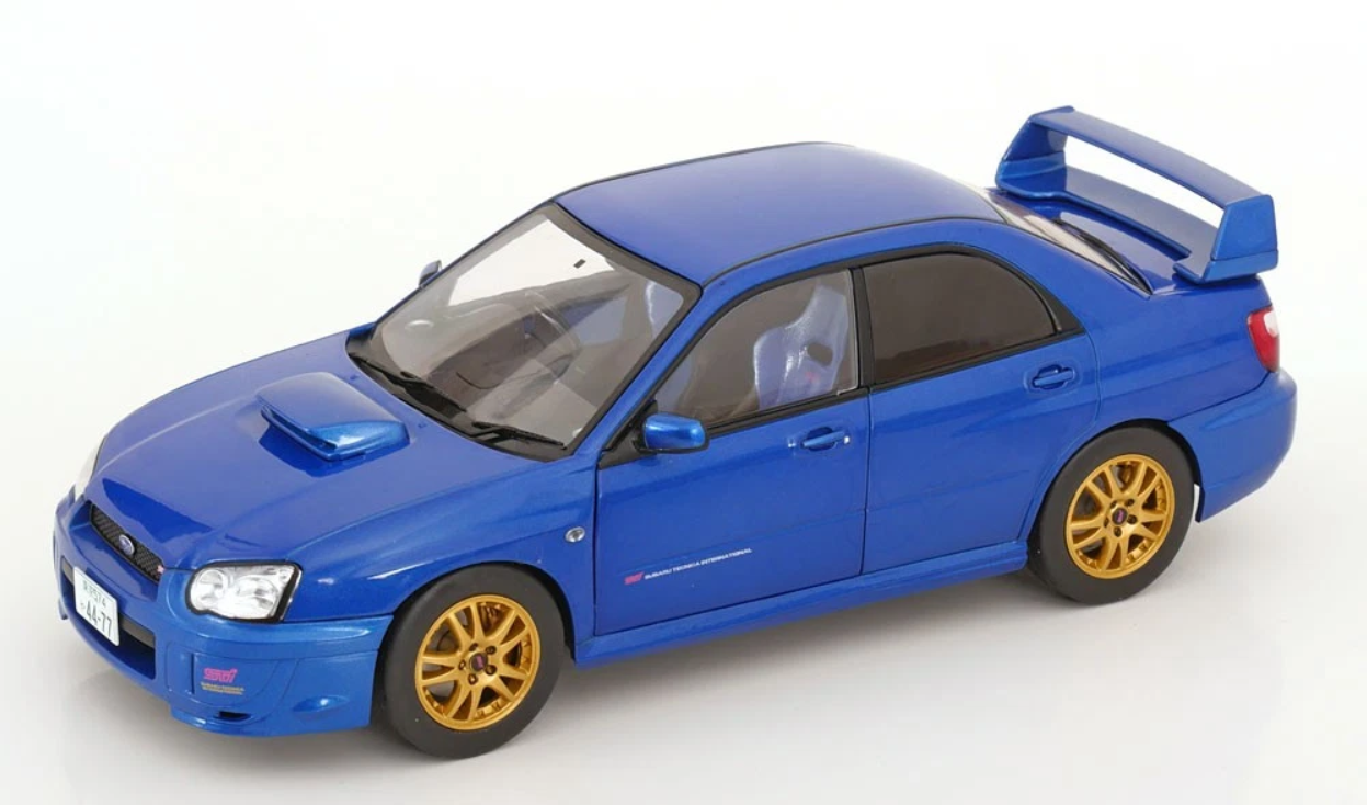 Subaru Impreza WRX STI - 2003, sonic blue Solido 1:18