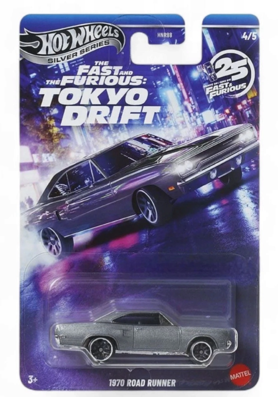 1970 Road Runner Fast & Furious Tokyo Drift Hot Wheels 1:64