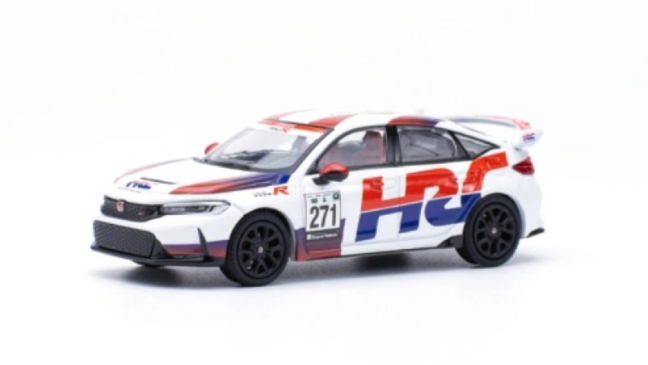 Honda Civic Type R FL5 HRC, white/red/blue Pop Race 1:64