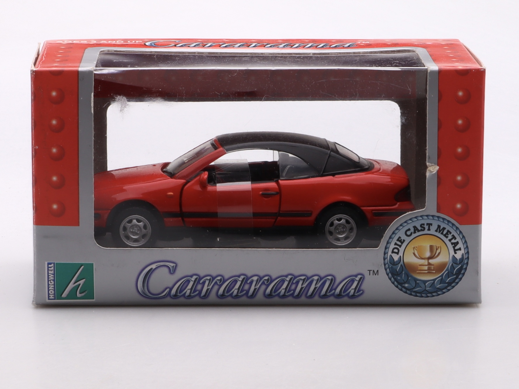 Mercedes-Benz CLK320, red Soft Top Cararama 1:43