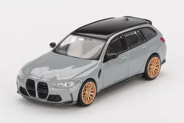 BMW M3 Touring (G81) Competition - 2024, brooklyn grey Mini GT 1:64