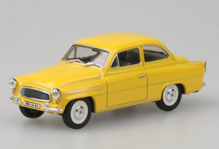 Skoda Octavia - 1963, yellow Abrex 1:43