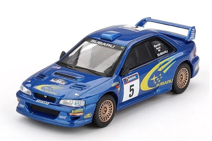 Subaru Impreza WR99 Rally Australia Winner #5 - 1999 Mini GT 1:64