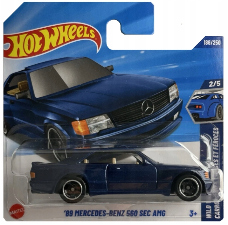'89 Mercedes-Benz 560 SEC AMG Hot Wheels 1:64
