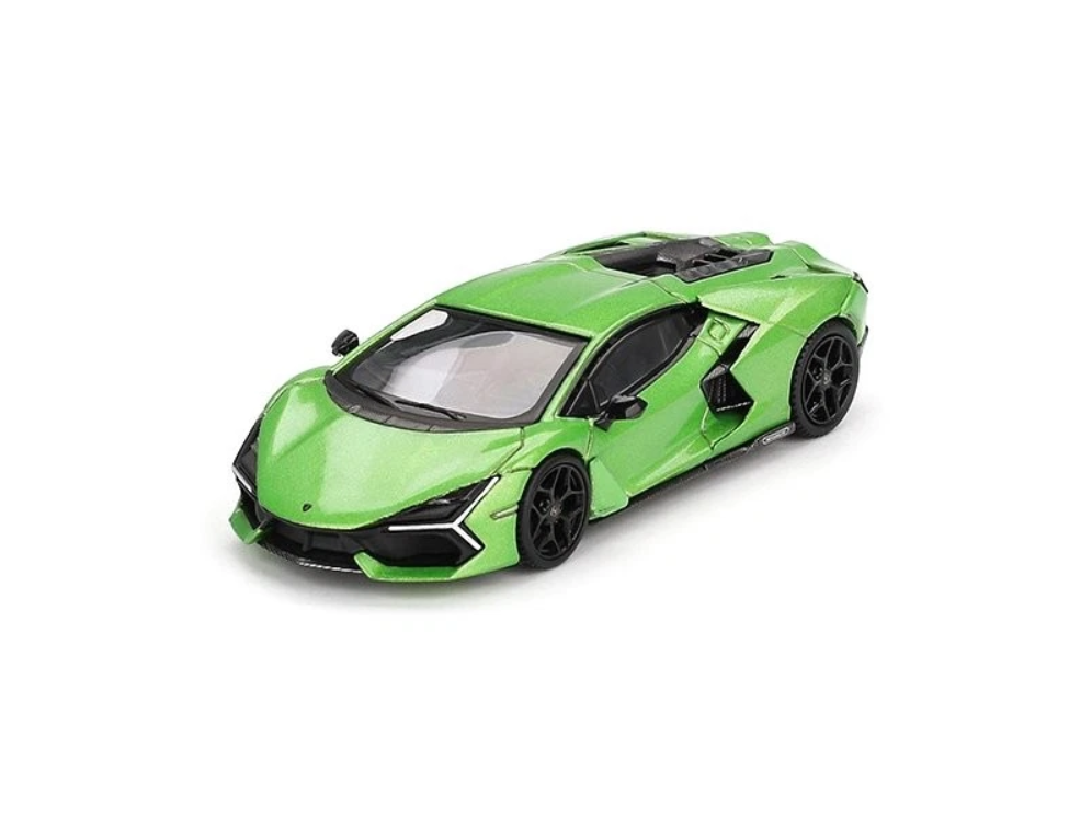 Lamborghini Revuelto - 2024, verde selvans Mini GT 1:64