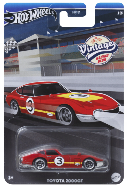 Toyota 2000GT - Vintage Racing Club - Hot Wheels 1:64