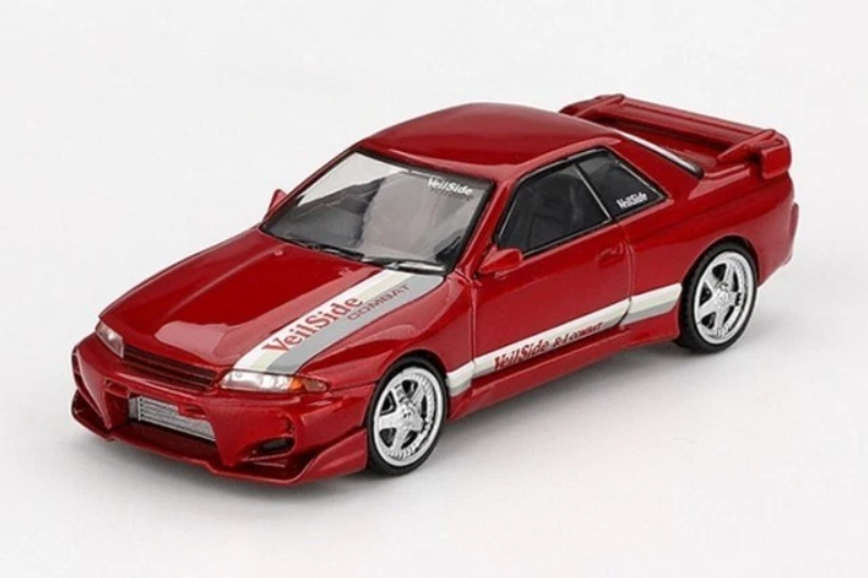 Nissan Skyline GT-R (R32) VelSide Combat C-I - 2011, gem red Mini GT 1:64