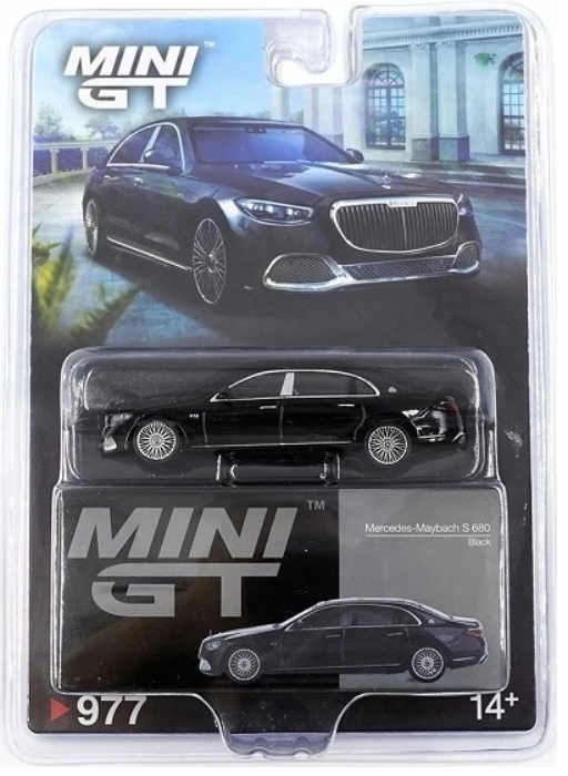 (BLISTER) Mercedes-Maybach S680 - 2022, black MIni GT 1:64