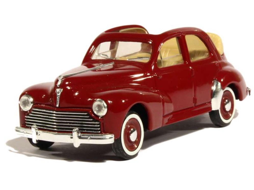 Peugeot 203 Decouvrable - 1954, dark red Solido 1:43
