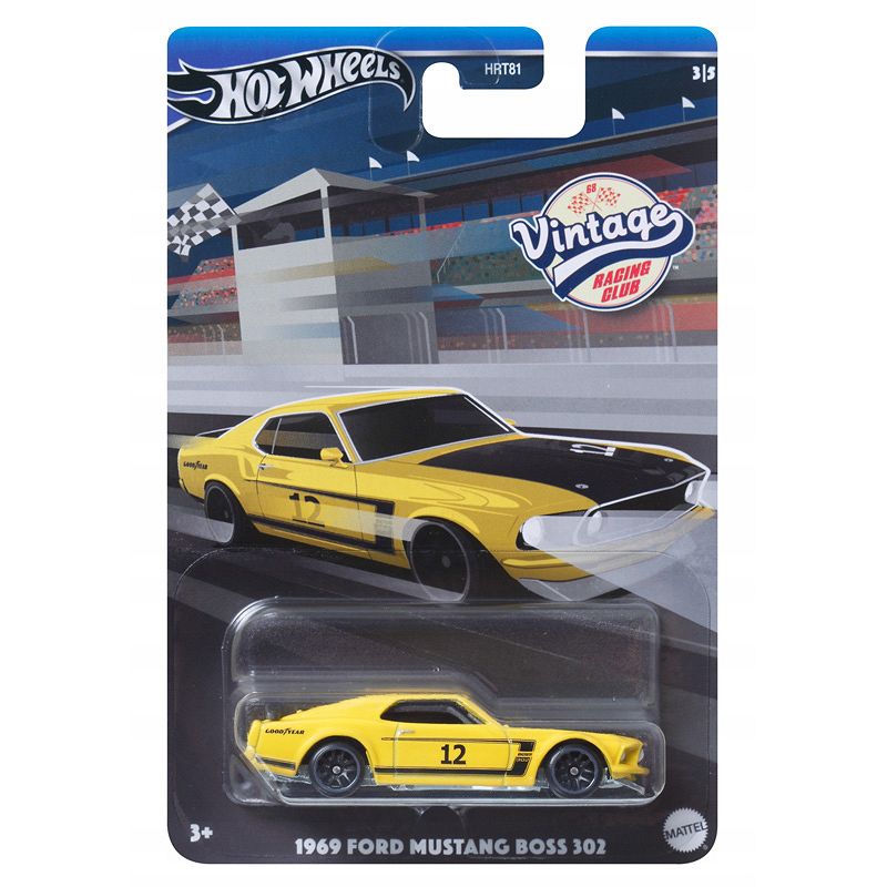 1969 Ford Mustang Boss 302 - Vintage Racing Club - Hot Wheels 1:64