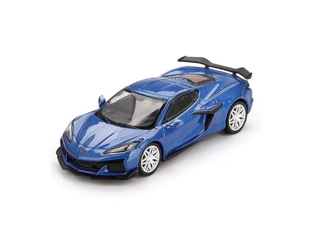 Chevrolet Corvette C8 Z06 - 2023, blue metallic Mini GT 1:64