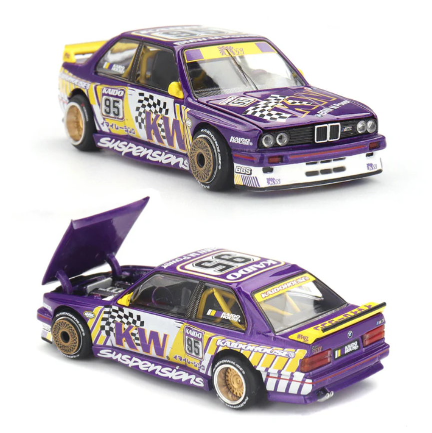 BMW M3 (E30) Kaido KW V1 - 1989 Kaido House x Mini GT 1:64