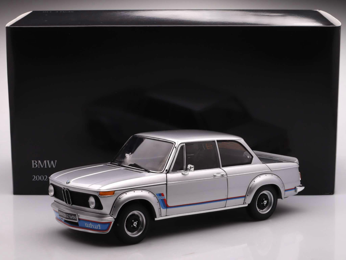 BMW 2002 Turbo, silver Kyosho 1:18