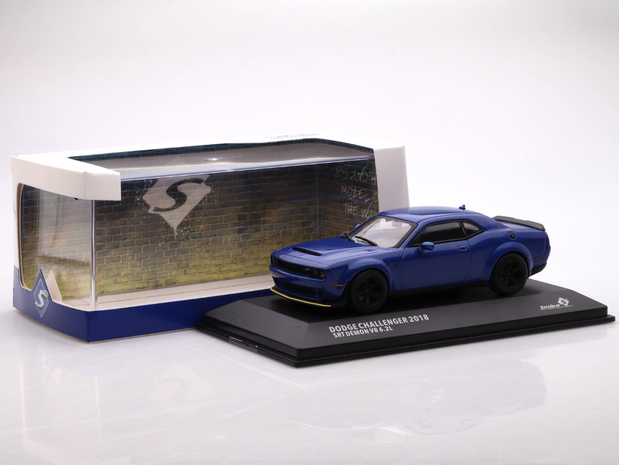 Dodge Challenger SRT Demon - 2018, blue Solido 1:43