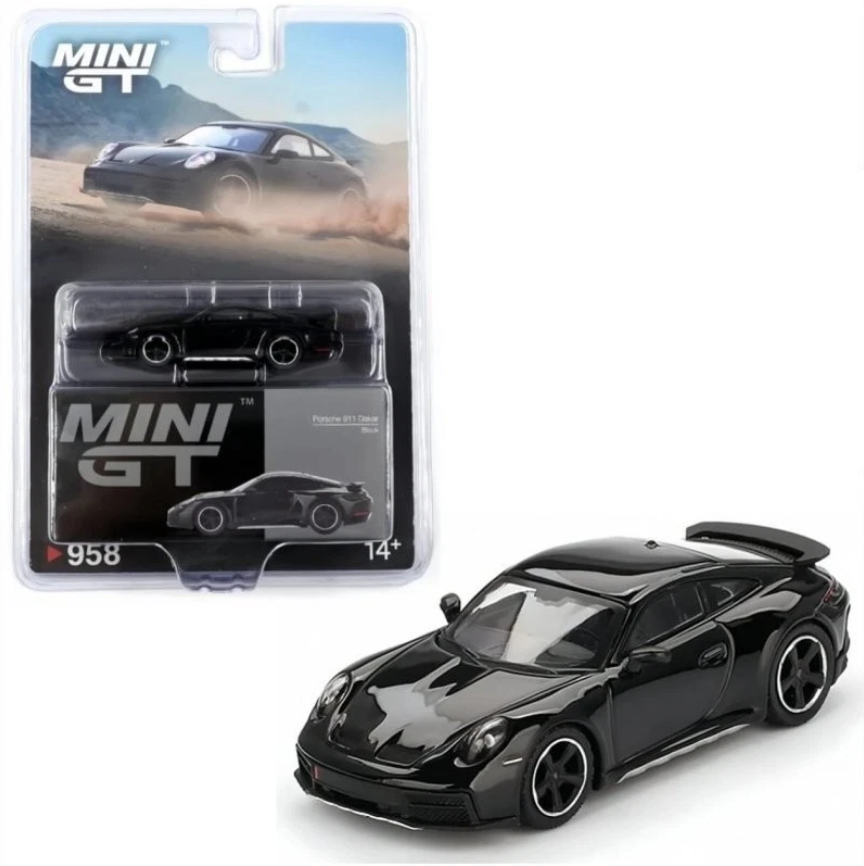 (BLISTER) Porsche 911 (992) Dakar - 2023, black Mini GT 1:64
