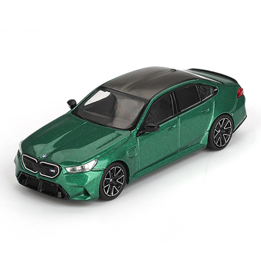 BMW M5 (G90) - 2024, green metallic Mini GT 1:64