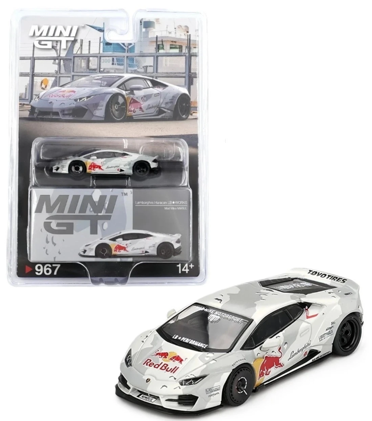 (BLISTER) Lamborghini Hurracan LB-Works Ver. 2 Mad Mike Nimbul - 2024 Mini GT 1:64