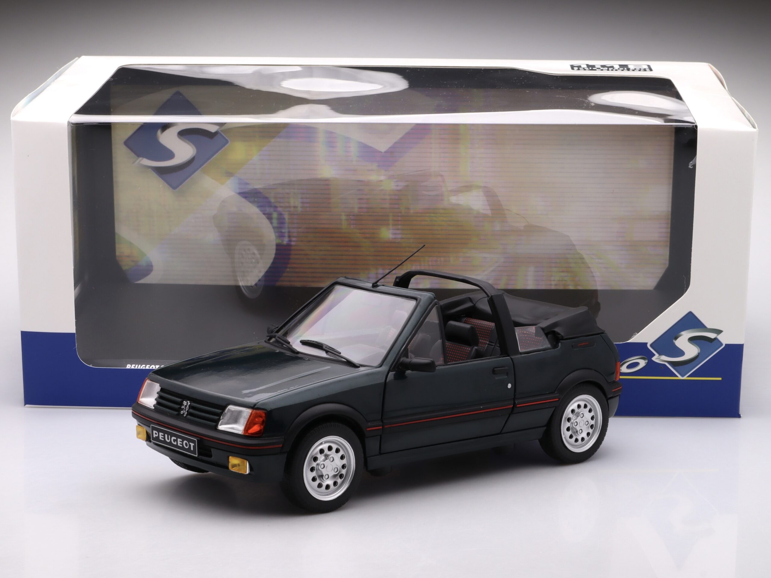 Peugeot 205 CTI - 1986, green Solido 1:18