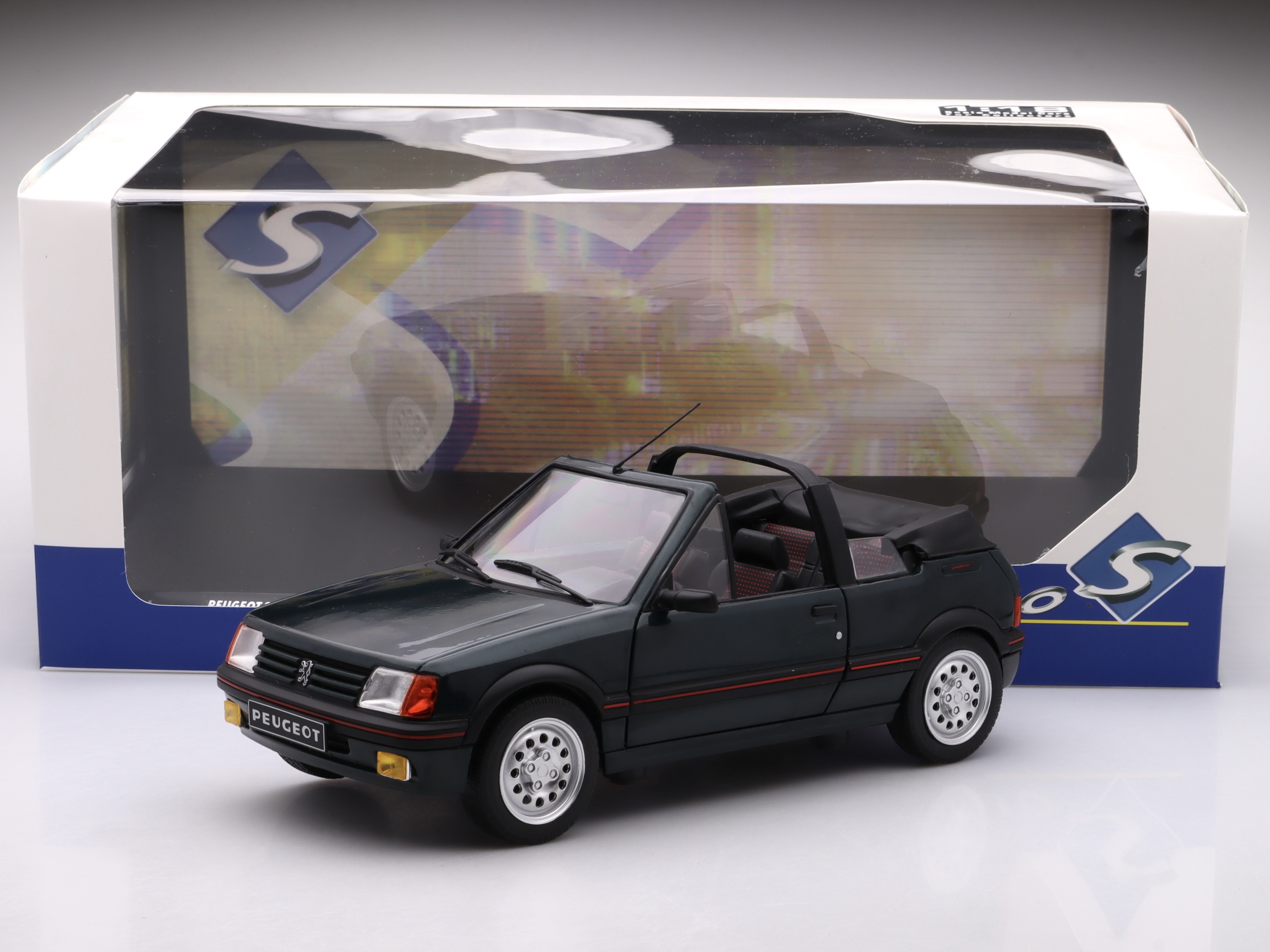 Peugeot 205 CTI - 1986, green Solido 1:18
