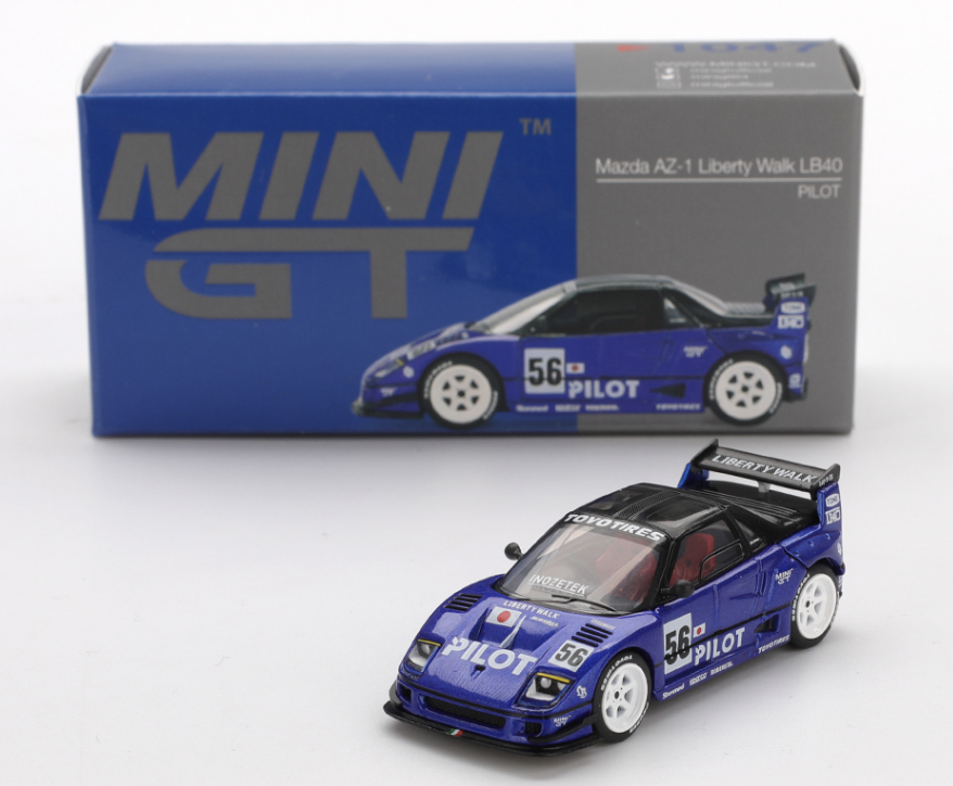 Mazda AZ-1 Liberty Walk LB40 Pilot - 2024 Mini GT 1:64