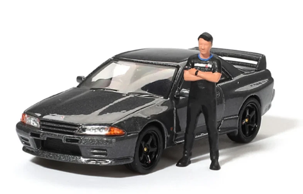 Nissan Skyline GT-R Nismo (R32) + Tsugio Matsuda Figure - 1992 Mini GT 1:64