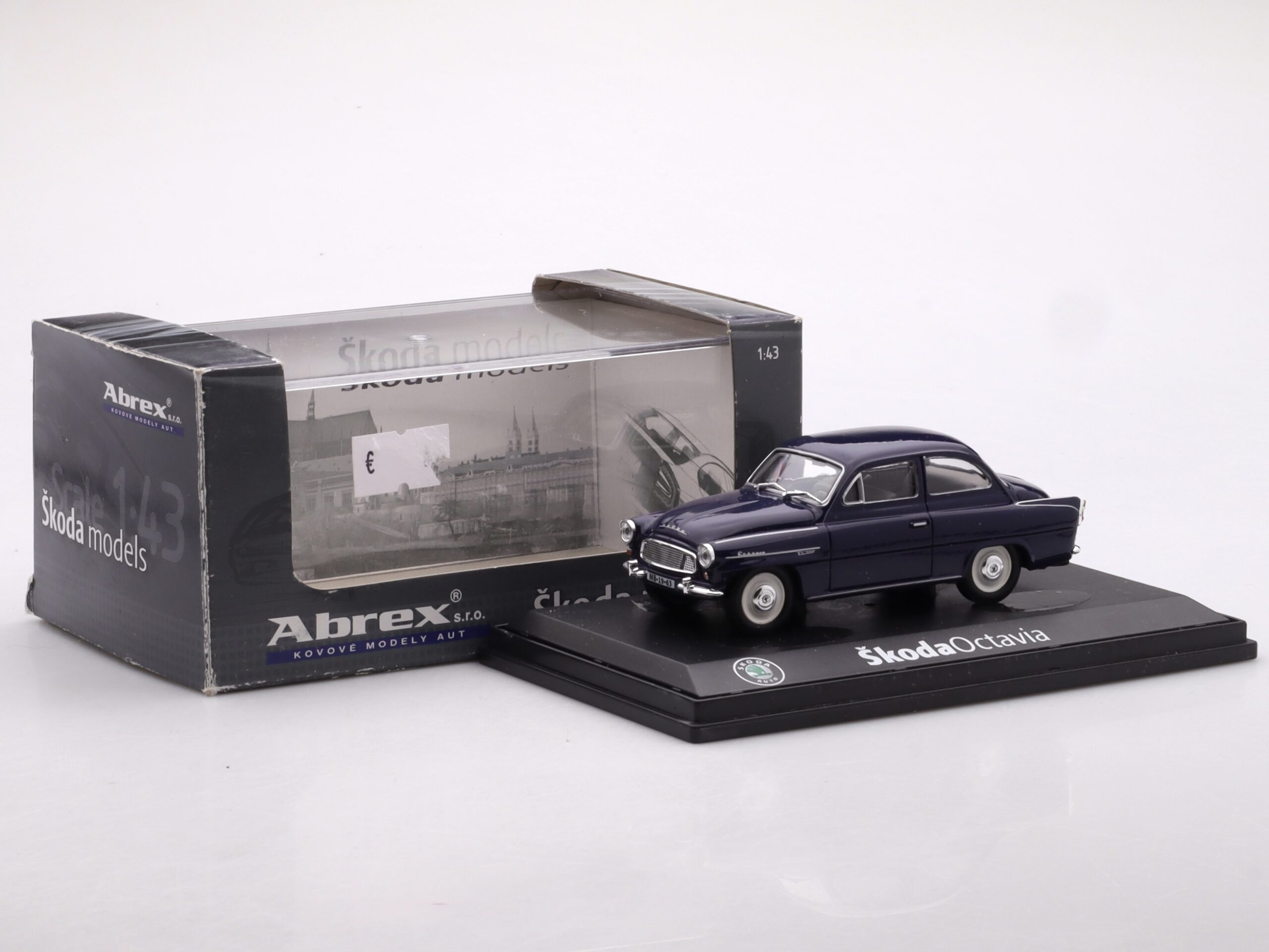 Skoda Octavia - 1958, blue Abrex 1:43