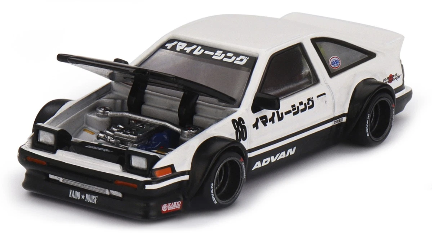 Toyota Sprinter Trueno (AE86) Imai Racing V1 - 1983 Kaido House x Mini GT 1:64