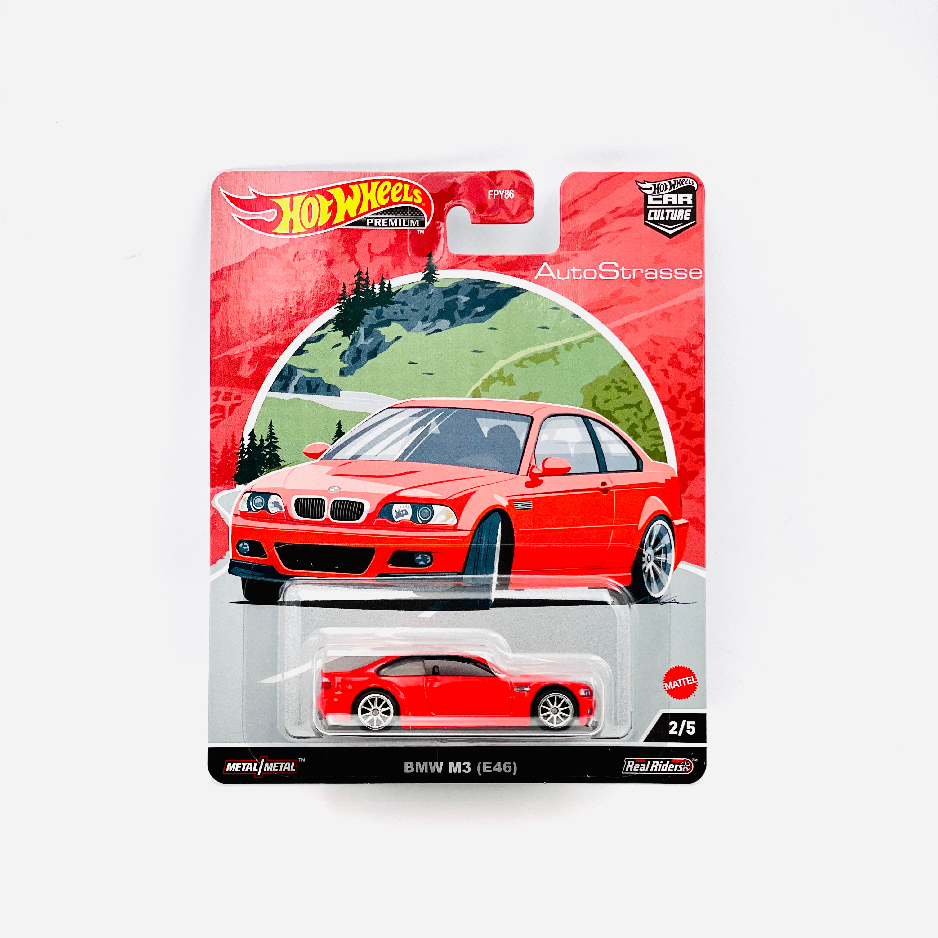 BMW M3 (E46) - Car Culture AutoStrasse Hot Wheels Premium 1:64