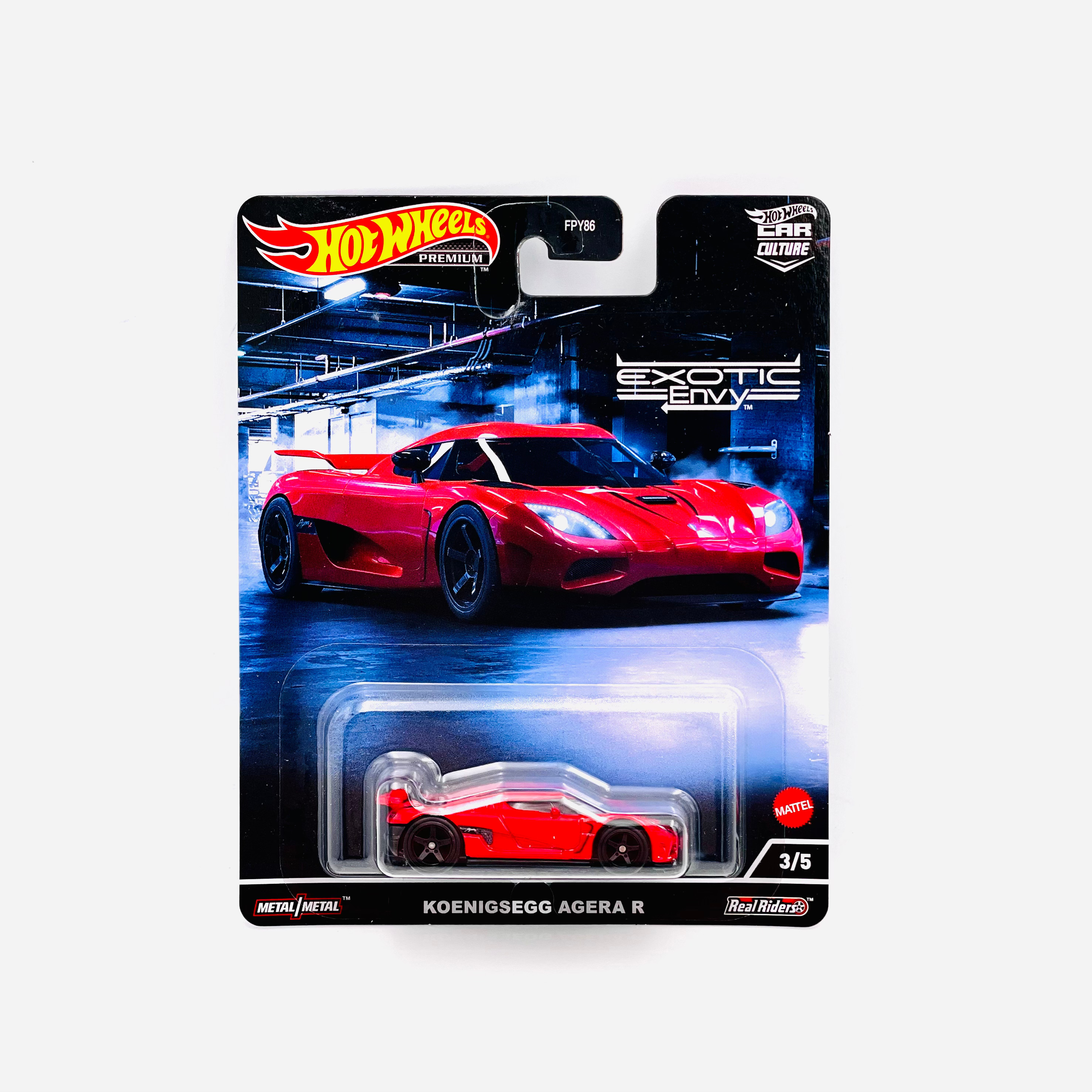 Koenigsegg Agera R - Car Culture Exotic Envy Hot Wheels Premium 1:64