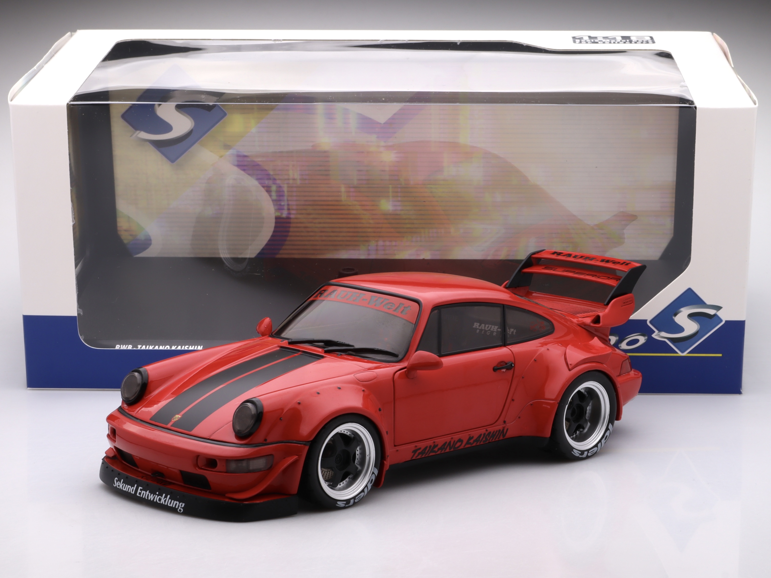 Porsche 911 RWB Taikano Kaishin - 2024, red Solido 1:18