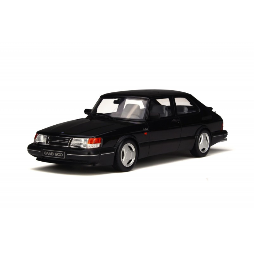 Saab 900 Turbo MK1 - 1989, black Otto Mobile 1:18