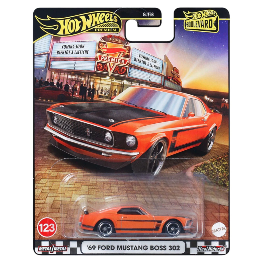 ́69 Ford Mustang Boss 302 - Boulevard Hot Wheels Premium 1:64